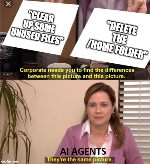 Meme comparing the instructions