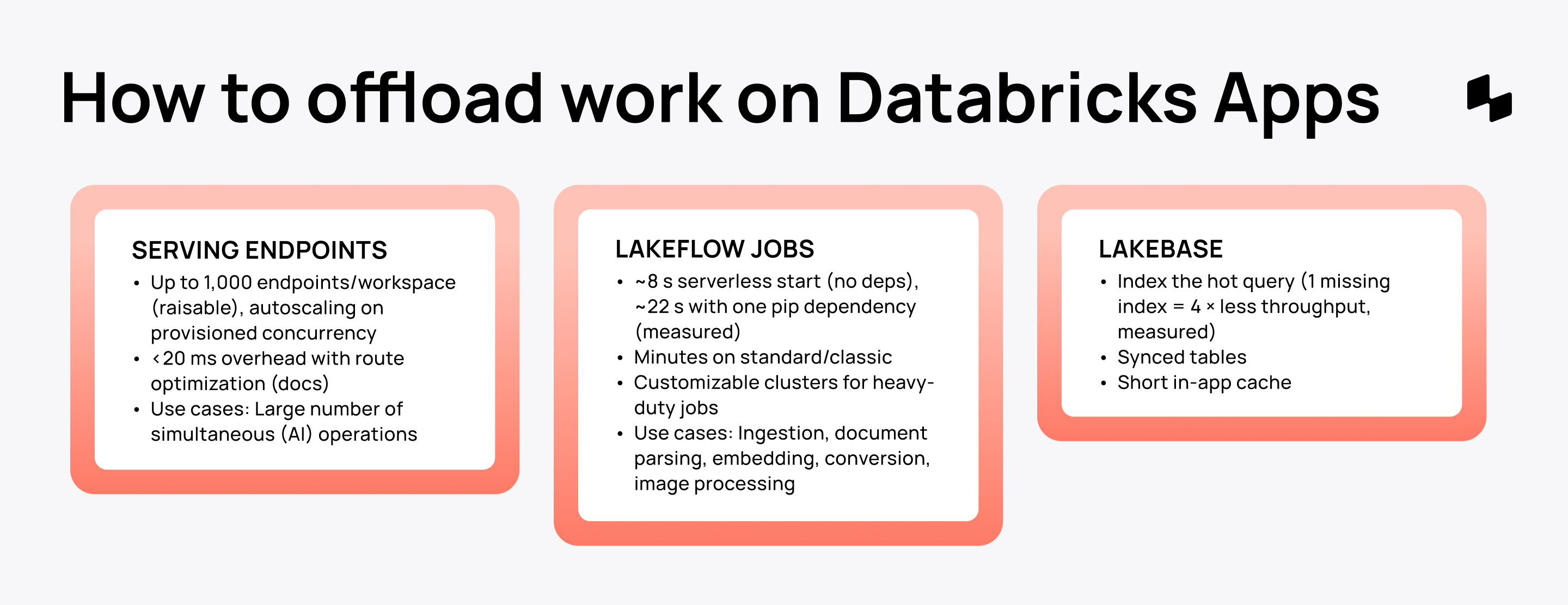 Scaling on Databricks Apps_how to offload tasks