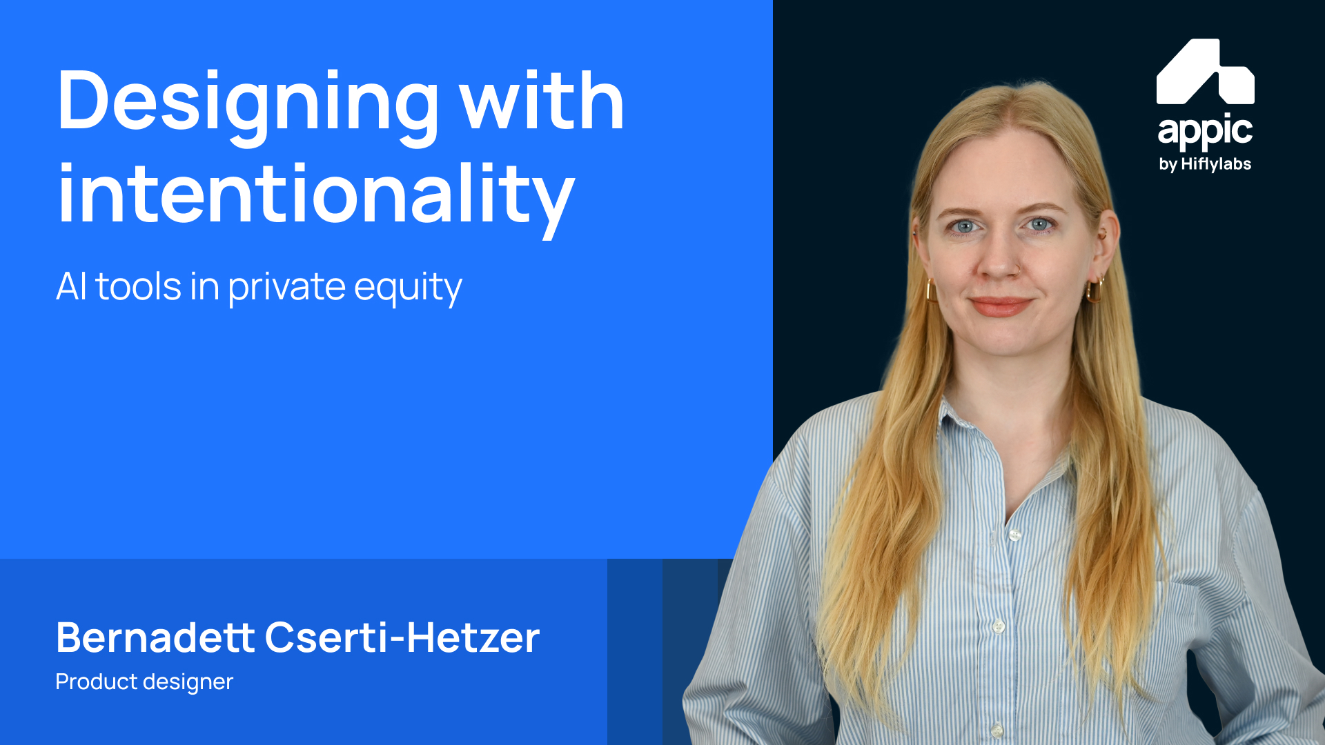 Designing with intentionality by Bernadett Cserti-Hetzer