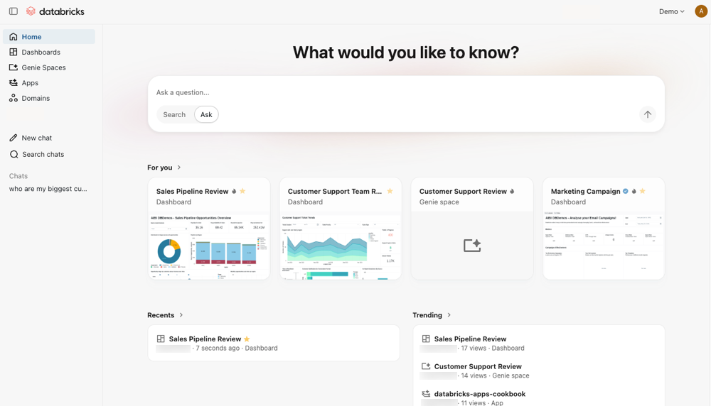 self-service data analytics interfaces_one-stop shop example
